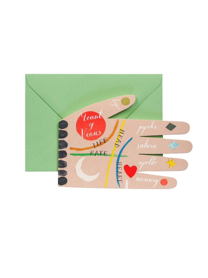 Palm Reading Greeting Card