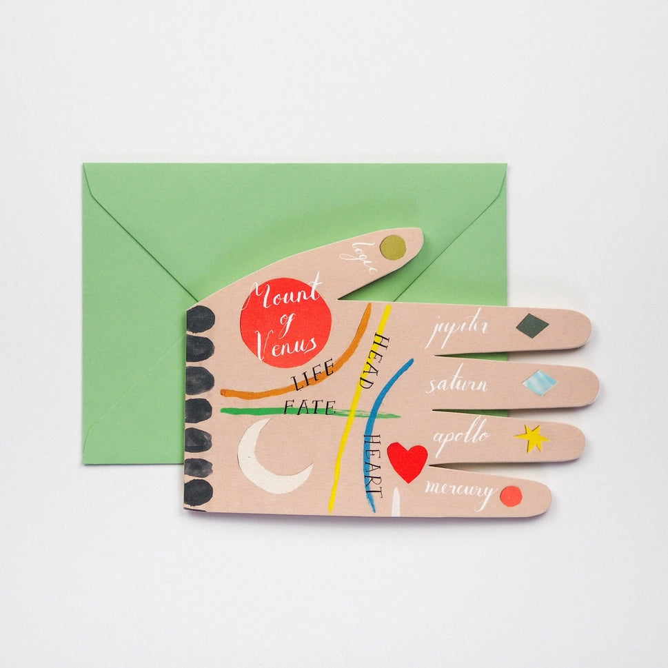 Palm Reading Greeting Card