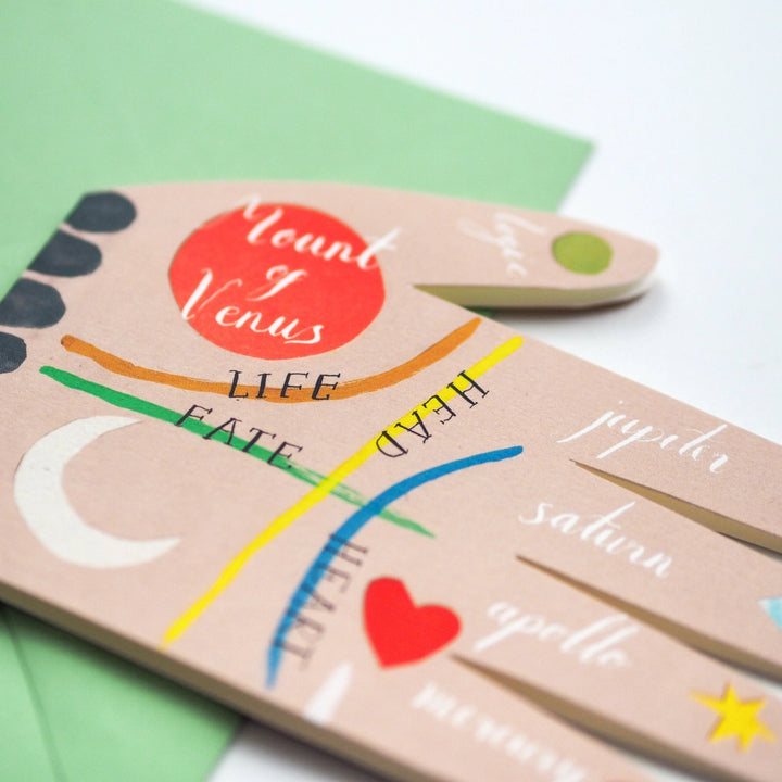 Palm Reading Greeting Card