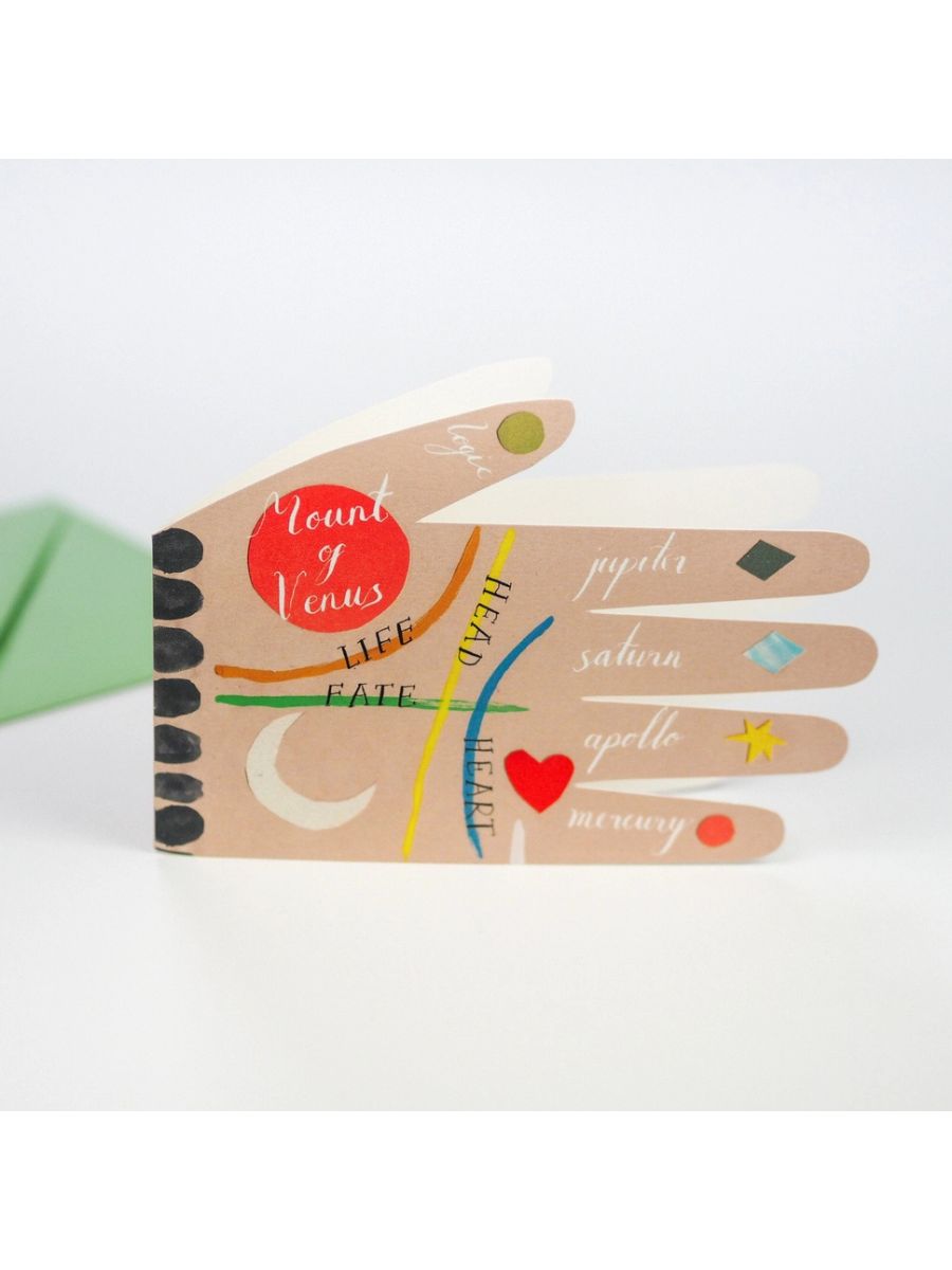 Palm Reading Greeting Card