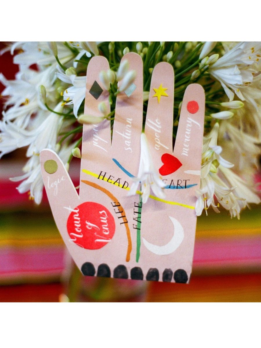 Palm Reading Greeting Card