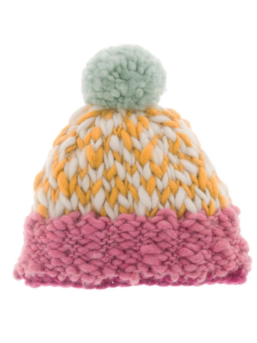 Phoebe French Knot Big Yarn Wool Hat