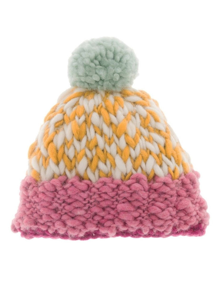Phoebe French Knot Big Yarn Wool Hat