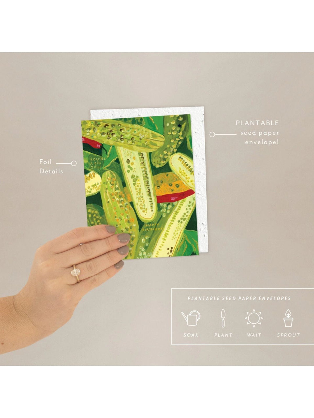 Pickles - Seeded Birthday Card