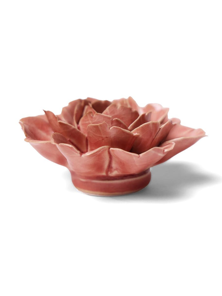 Ceramic Champagne Pink Rose Flower