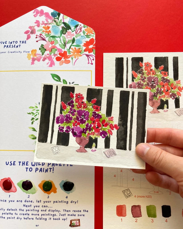 Moody Flowers Fall Watercolor Painting Kit