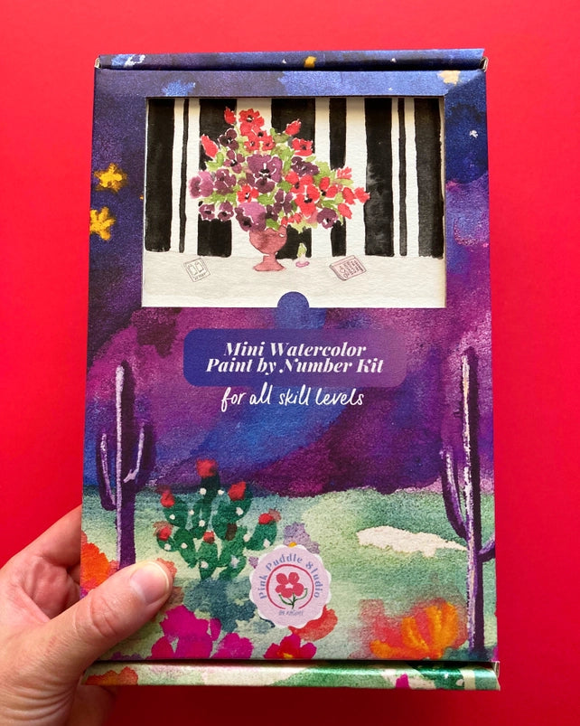 Moody Flowers Fall Watercolor Painting Kit