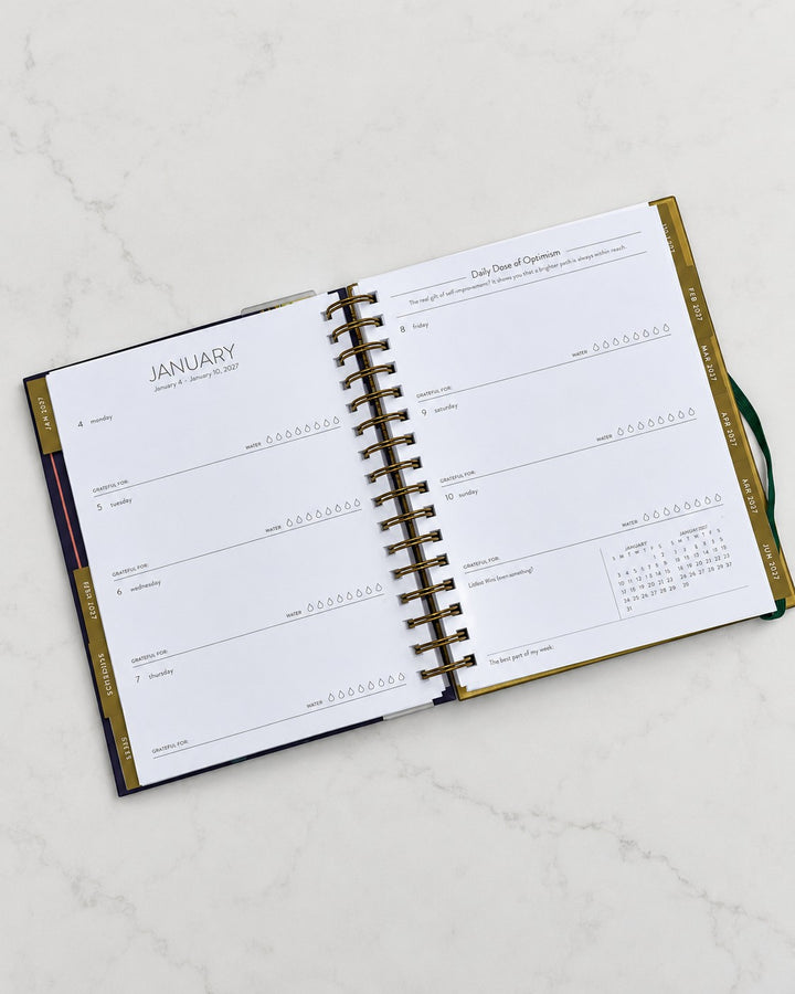 2027 Happy Days 12 Month Planner (Jan-Dec 2027)