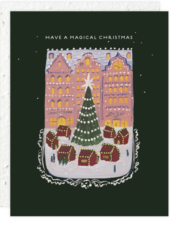 Holidays at the Plaza - Seeded Holiday Card