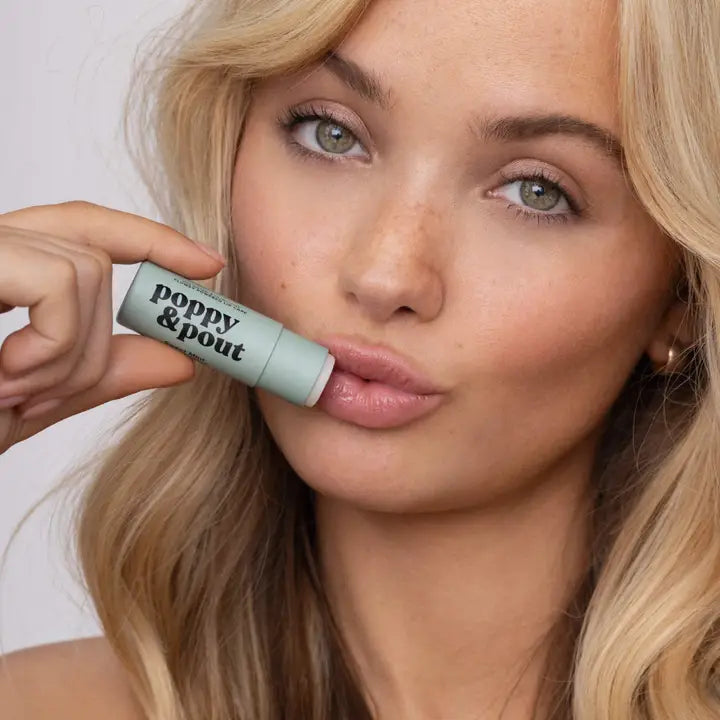 Poppy & Pout Natural Lip Balm – Handmade in the USA