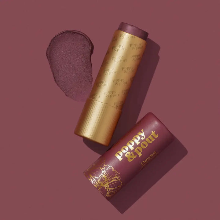 Poppy & Pout Lip Tint – Hydrating Sheer Color Lip Balm