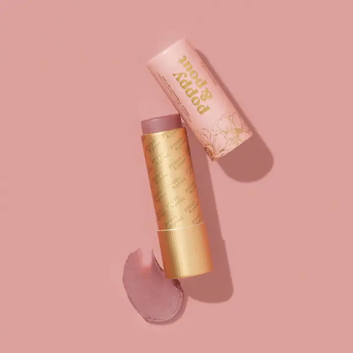 Poppy & Pout Lip Tint – Hydrating Sheer Color Lip Balm