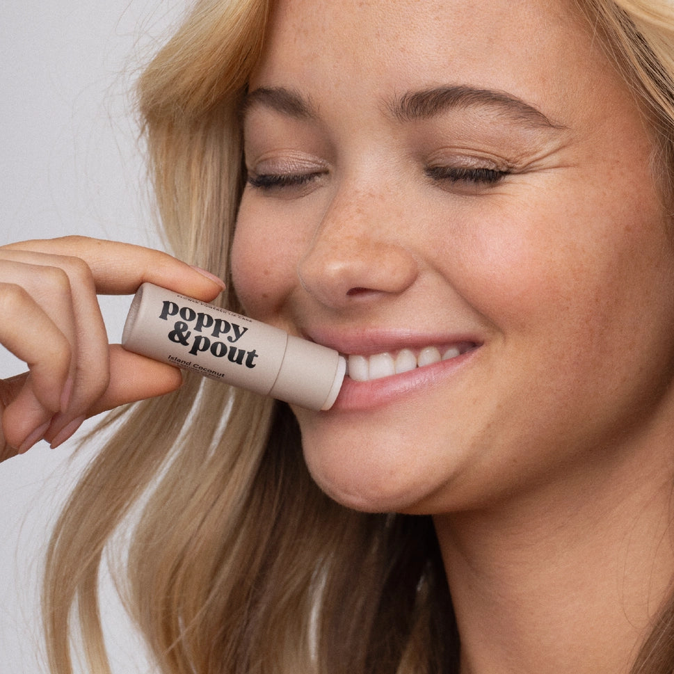 Poppy & Pout Natural Lip Balm – Handmade in the USA