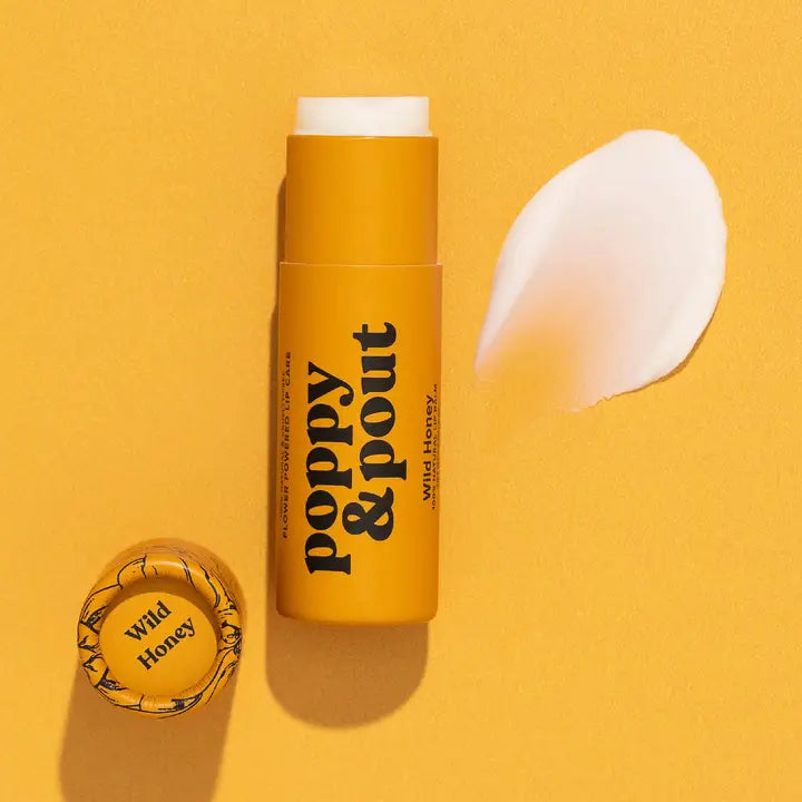 Poppy & Pout Natural Lip Balm – Handmade in the USA