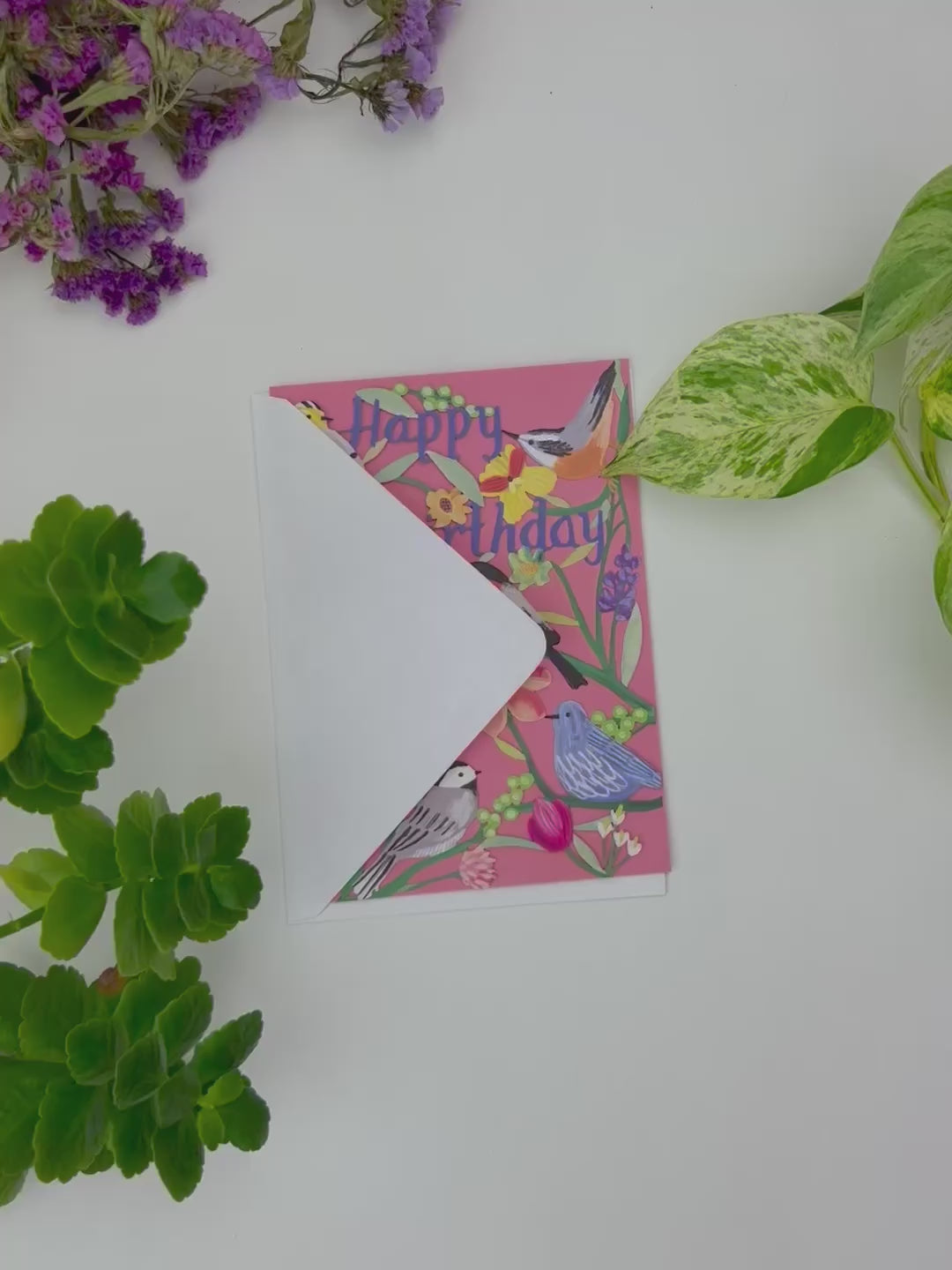 Birdhaven Lasercut Birthday Card
