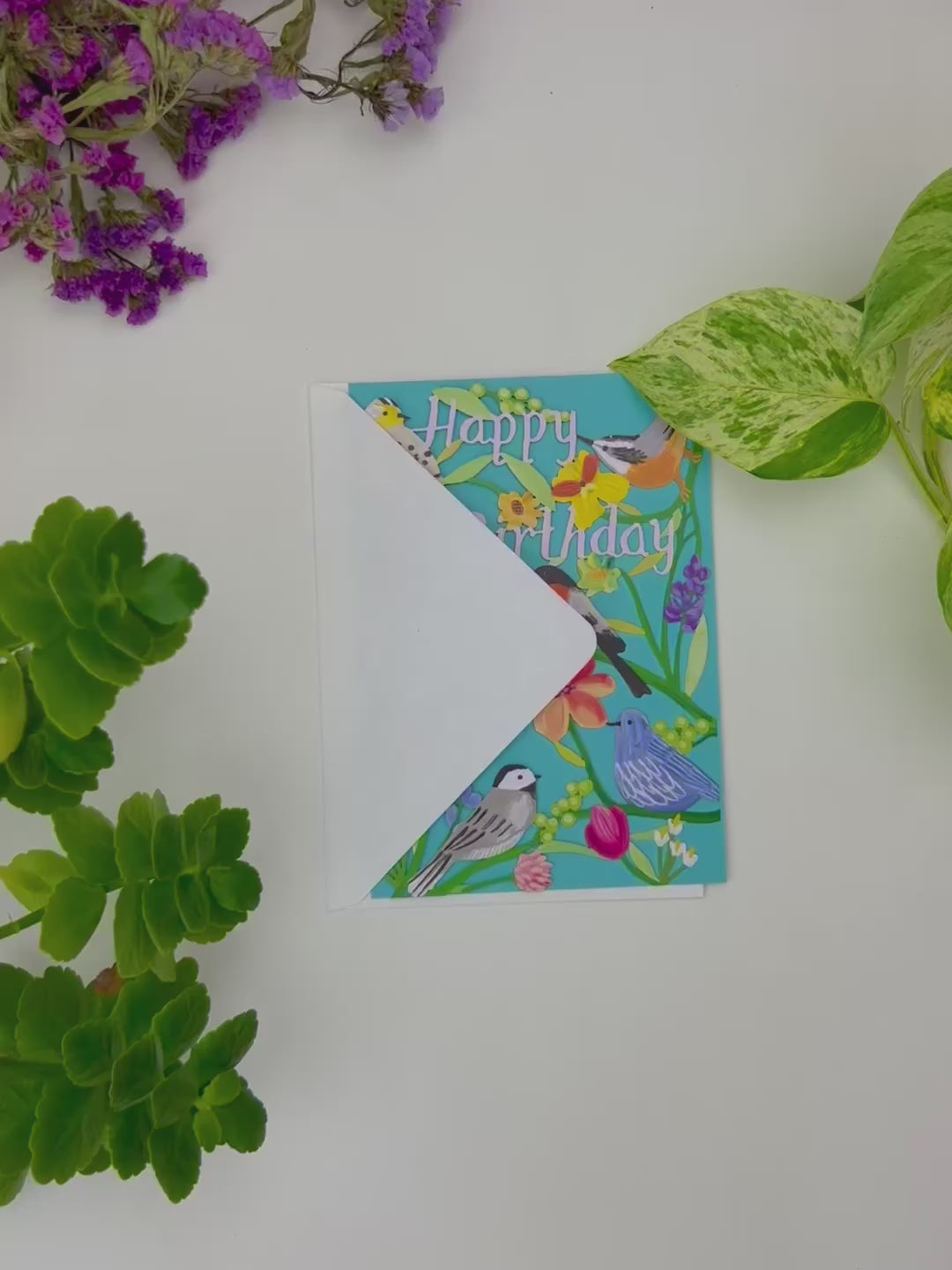 Birdhaven Lasercut Birthday Card