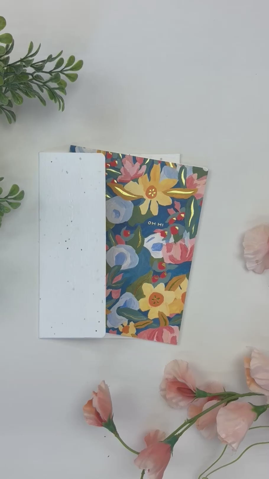 Oh Hi - Seeded Greeting Card