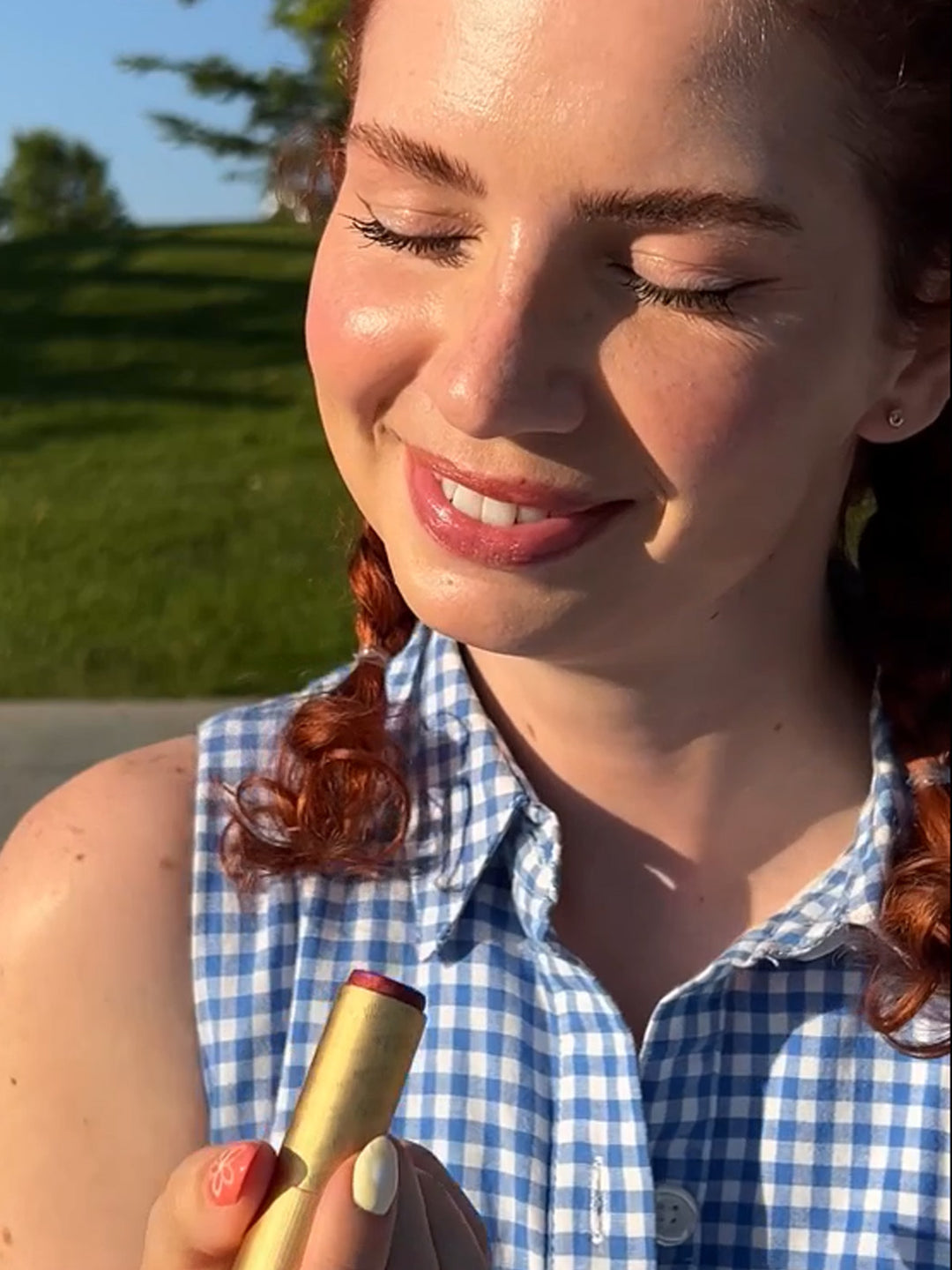 Poppy &amp; Pout Lip Tint – Hydrating Sheer Color Lip Balm