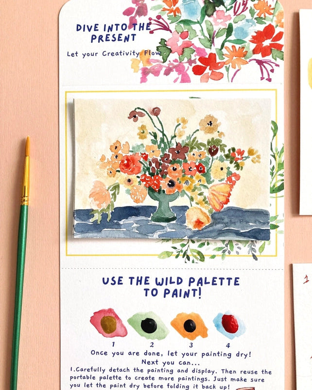 Dutch Flowers Watercolor Painting Kit
