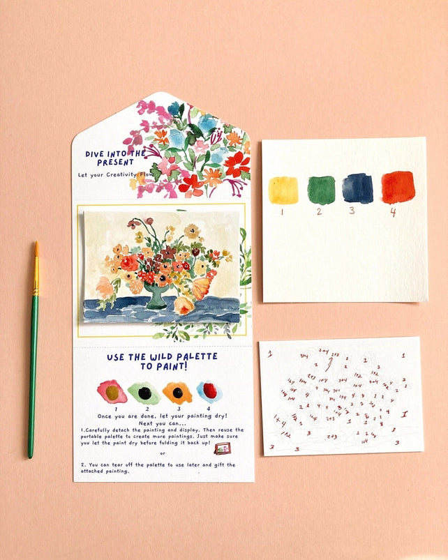 Dutch Flowers Watercolor Painting Kit