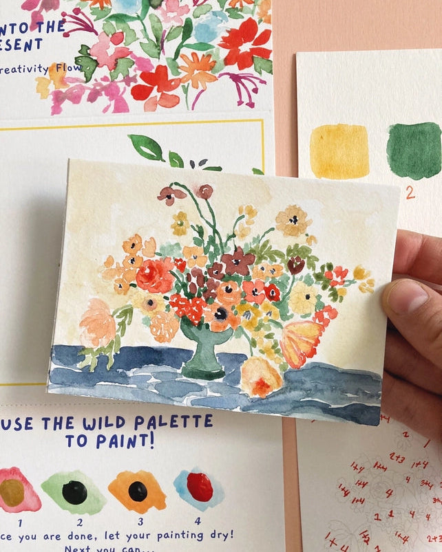 Dutch Flowers Watercolor Painting Kit