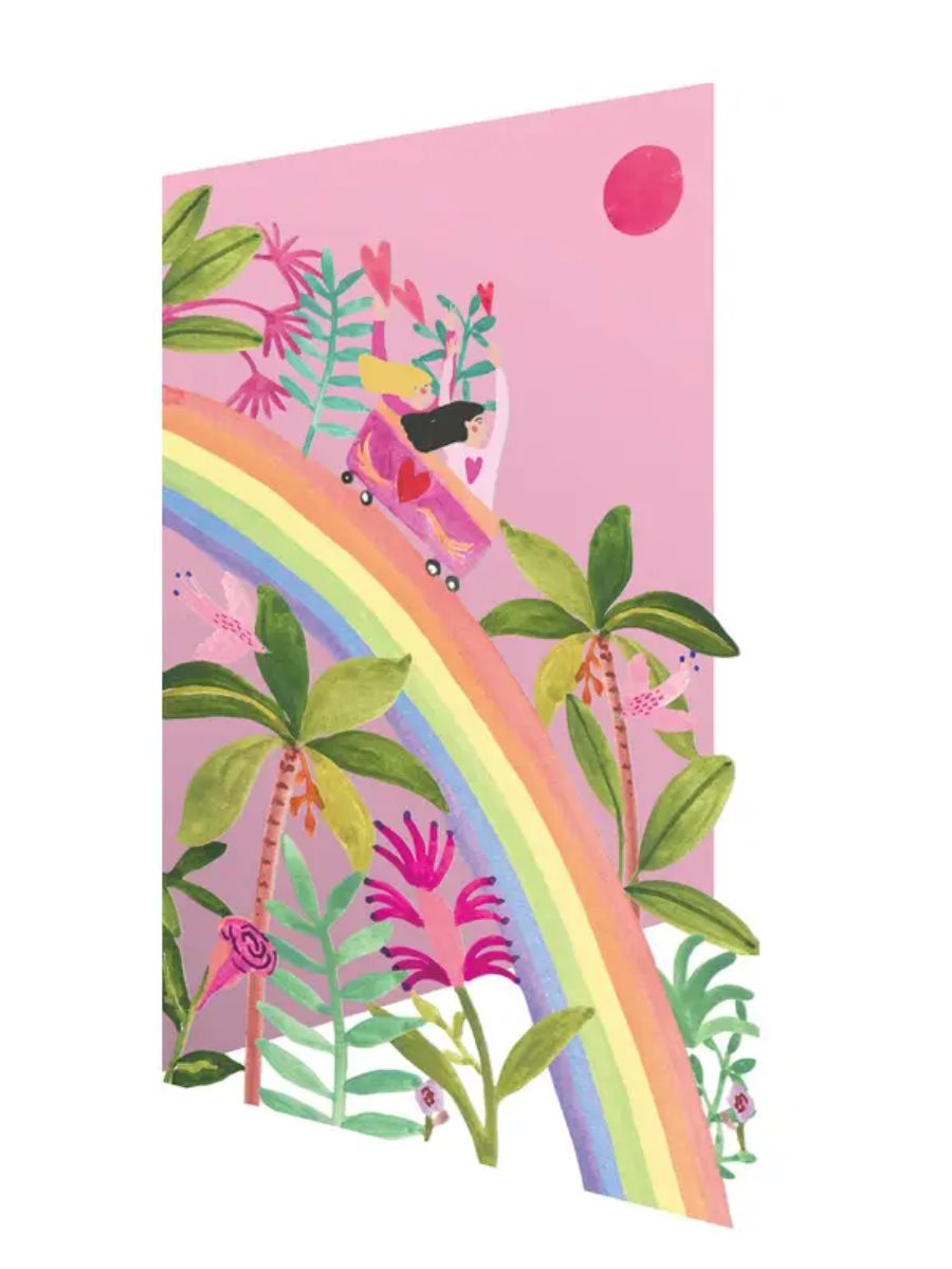 Rainbow Women Lasercut Celebration Card