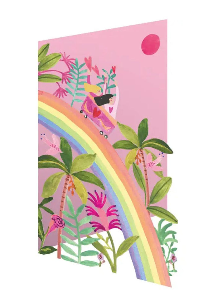 Rainbow Women Lasercut Celebration Card