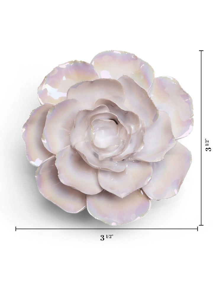 Ceramic Flower Ivory Pearl Ranunculus