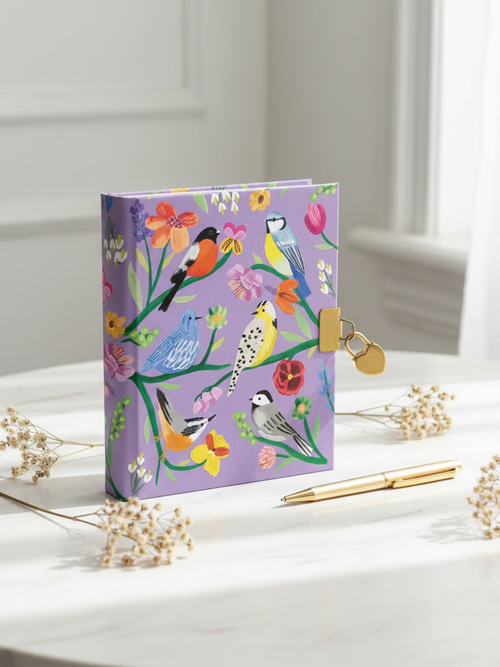 Roger la Borde Birdhaven Lockable Journal Diary
