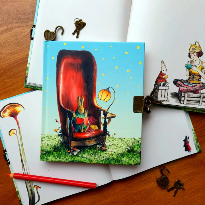 Roger la Borde Storytime Lockable Journal Diary