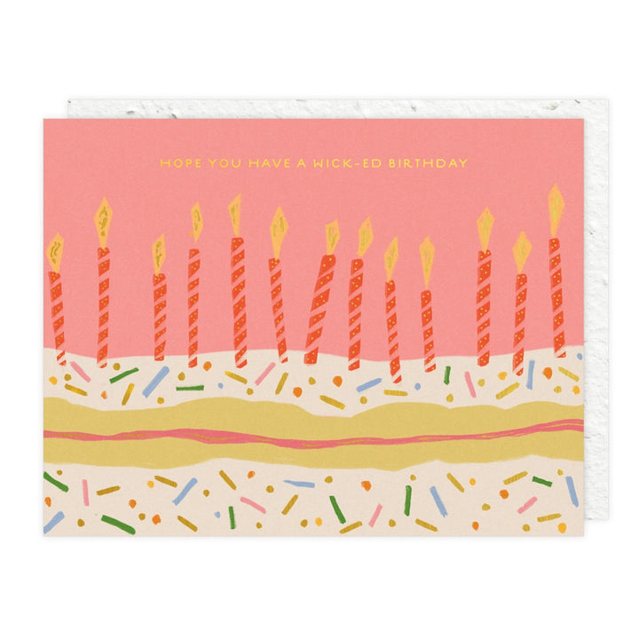 Candle Wishes- Seeded Birthday Card