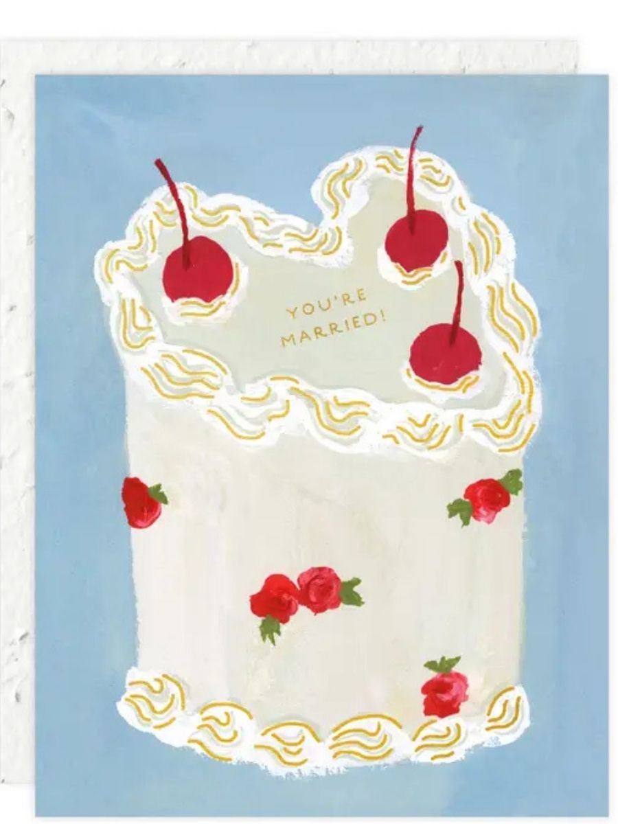 Heart You Cake - Seeded Wedding Card