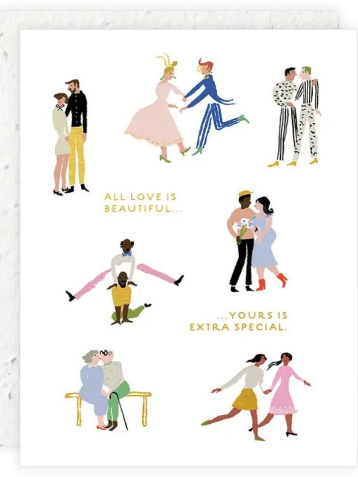 All Love Is Beautiful - SeededWedding/Engagement Card
