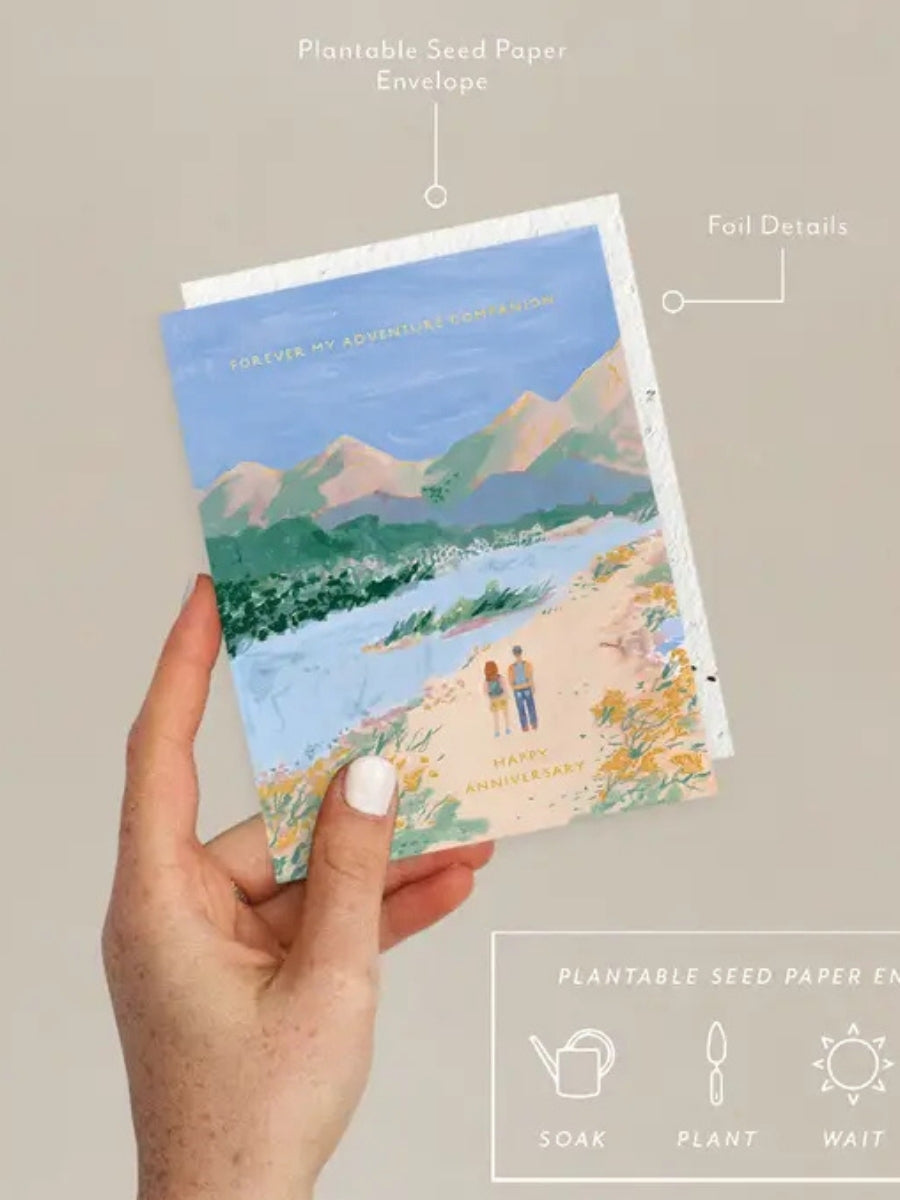 Adventure Companion - Seeded Anniversary Card
