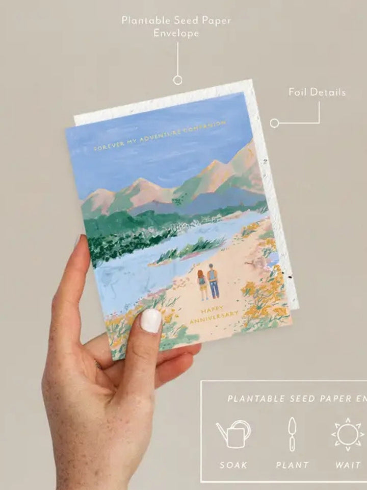 Adventure Companion - Seeded Anniversary Card