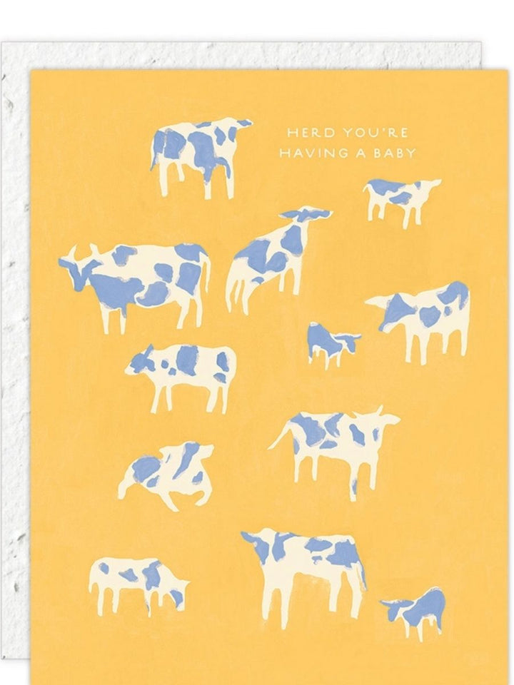 Welcome to the Herd - Seeded Baby Card