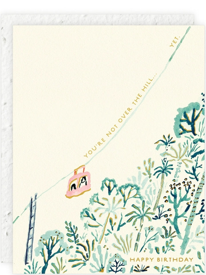 The Hill- Seeded Birthday Card