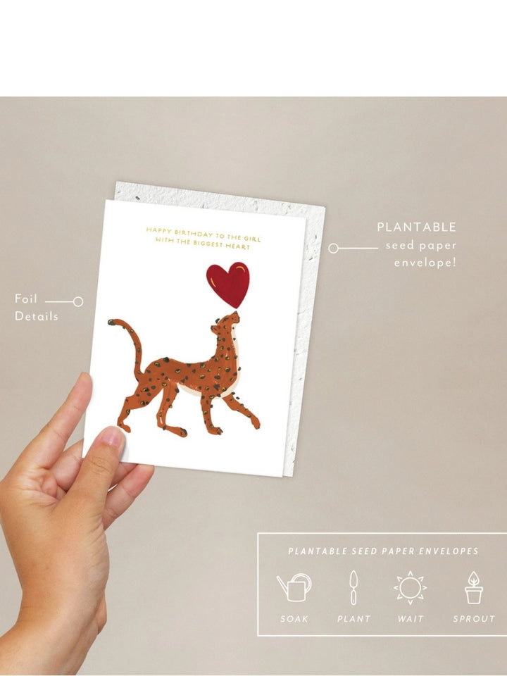 Wild for You - Seeded Birthday Card