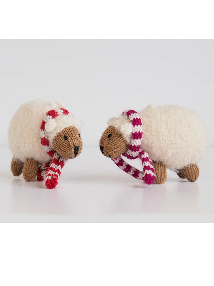 Softie Sheep in Knitwear Ornament
