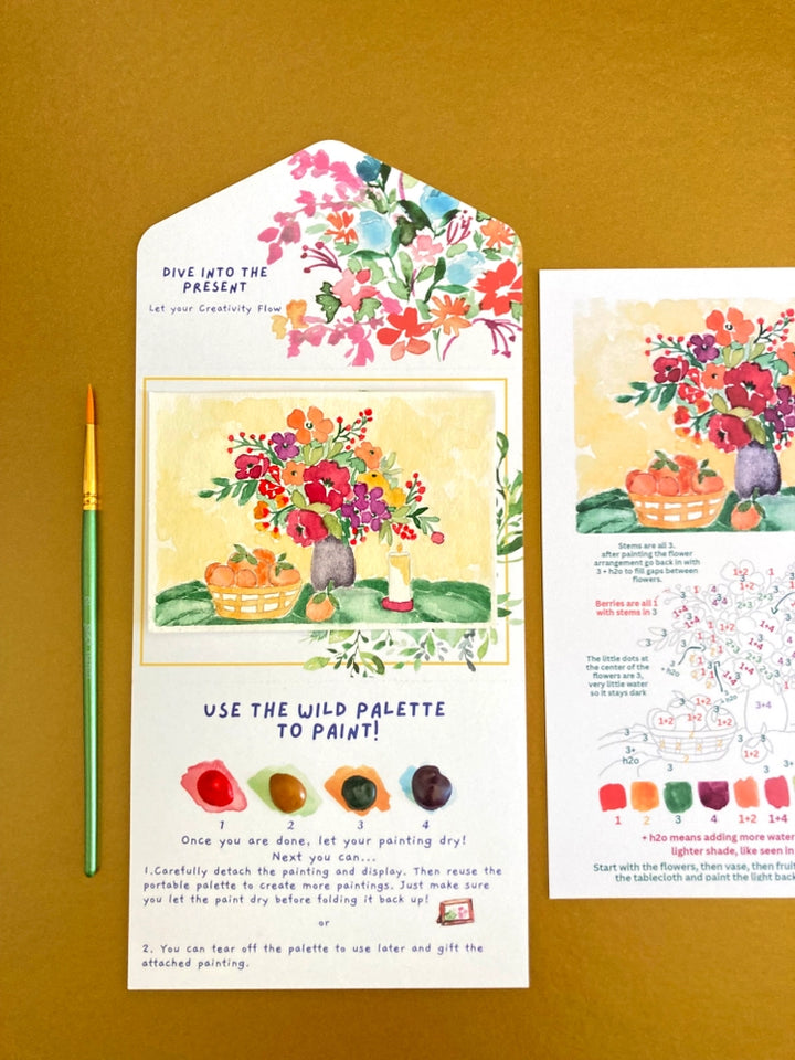 Watercolor Craft Kit Winter Still Life