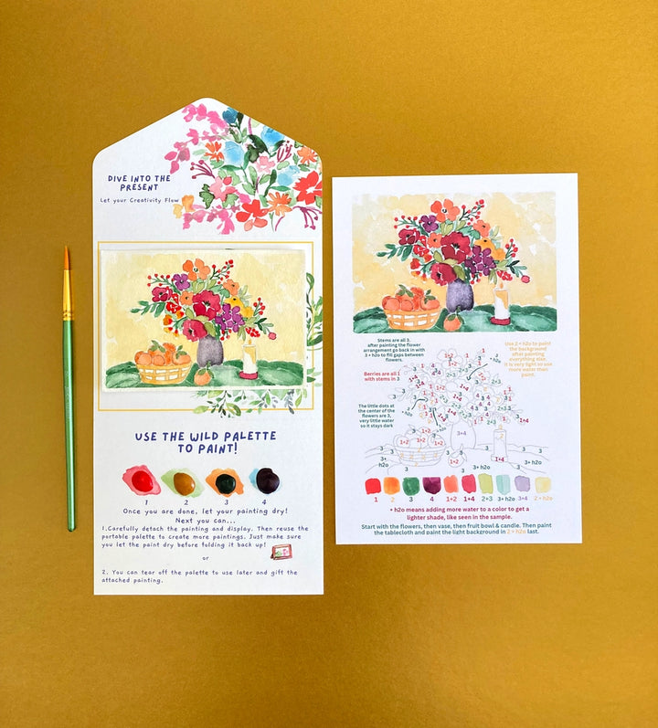 Watercolor Craft Kit Winter Still Life