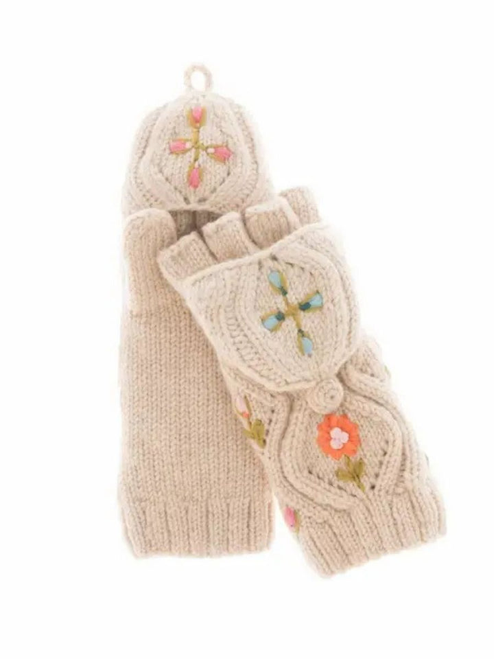 Tilly Convertible Mittens French Knot