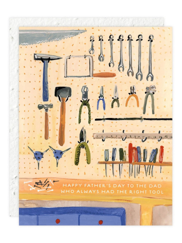 Dad's Tools - Seeded Father's Day Card
