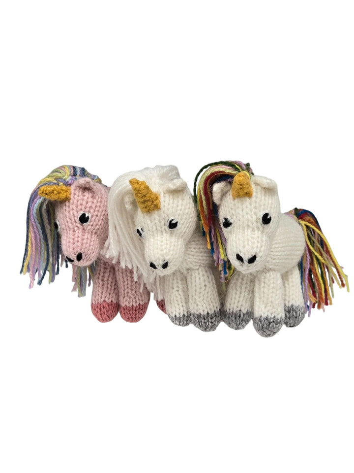 Softie Unicorn Knit Ornaments
