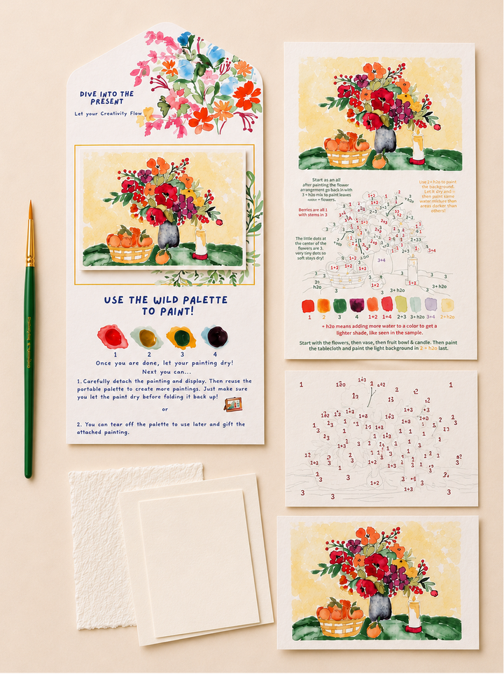 Watercolor Craft Kit Winter Still Life