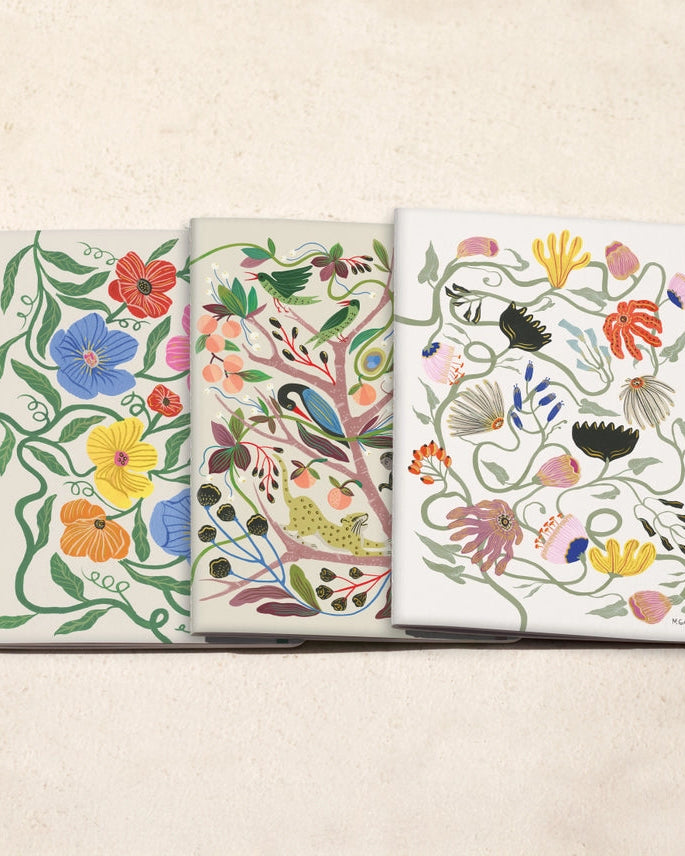 Wildly in Love Sewn Trio Notebook Set