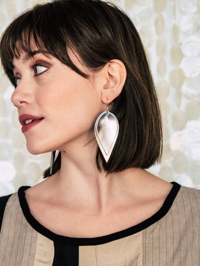 Simone Leaf Earrings