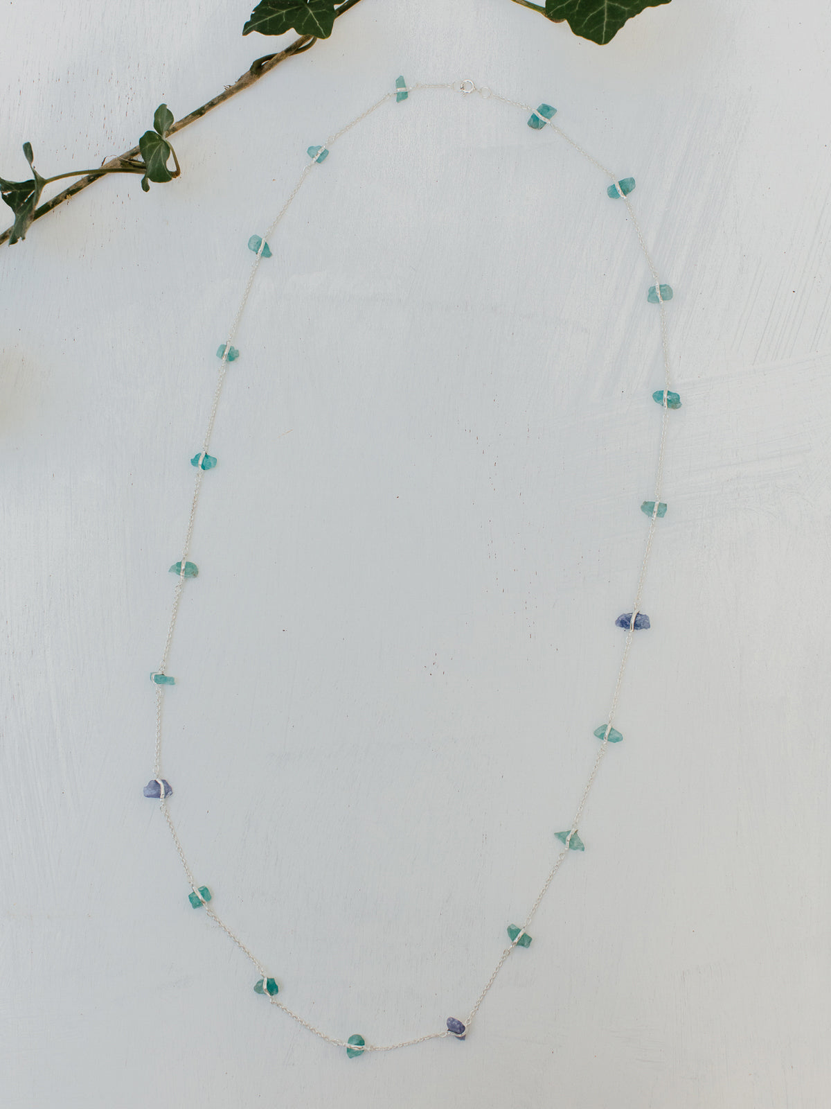 Crystal Points Chain Necklace - FINAL SALE