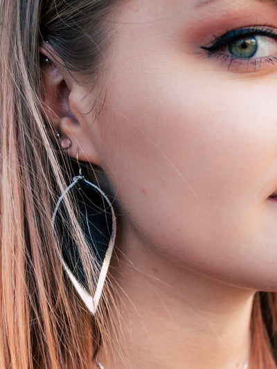 Simone Leaf Earrings - FINAL SALE