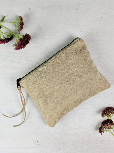 French Chenille Jacquard Clutch - FINAL SALE